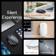 Souris Sans Fil Rechargeable Silencieuse Pour Bureau Et Maison Avec Connexion Bluetooth Et USB - www.yonis-shop.com