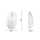 Souris Sans Fil Rechargeable Silencieuse Pour Bureau Et Maison Avec Connexion Bluetooth Et USB - www.yonis-shop.com