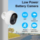 Caméra De Surveillance Ultra-HD Vision Nocturne Infrarouge WiFi Étanche Avec Détection De Mouvement Et Batterie Longue Durée ...