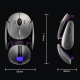 Souris Sans Fil Bluetooth Silencieuse Rechargeable Pour Bureau Et Gaming Effet Lumière Respiration - www.yonis-shop.com
