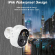 Caméra De Surveillance Ultra-HD Vision Nocturne Infrarouge WiFi 128GB Étanche Avec Intercom Vocal - www.yonis-shop.com