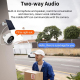 Caméra De Surveillance Solaire Sans Fil Ultra HD Avec Vision Nocturne Et Intercom 128GB Étanche - www.yonis-shop.com