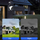 Caméra De Surveillance Solaire Sans Fil Ultra HD Avec Vision Nocturne Et Intercom 128GB Étanche - www.yonis-shop.com