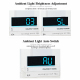 Réveil Numérique De Chevet Avec Veilleuse Ambiante Double Alarme Port USB Et Écran LED À Luminosité Automatique - www.yonis-s...