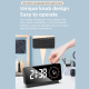Réveil LED Multifonctionnel Avec Écran Miroir Et Fonction Charge Alarme Et Minuterie Visuelle - www.yonis-shop.com