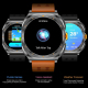 Montre Connectée Étanche IP67 Avec Écouteurs Bluetooth Intégrés Écran 1.53 Pouces Surveillance Oxygène Dans Le Sang Argent - ...