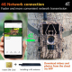 Caméra De Chasse 4G LTE Vision Nocturne 8K 60MP Étanche Avec Carte SIM Et Accès À Distance - www.yonis-shop.com