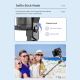 Perche À Selfie Sans Fil Avec Stabilisateur Gimbal Et Lumière Intégrée Pour Photos Parfaites - www.yonis-shop.com
