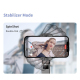 Perche À Selfie Sans Fil Avec Stabilisateur Gimbal Et Lumière Intégrée Pour Photos Parfaites - www.yonis-shop.com