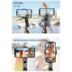 Perche À Selfie Sans Fil Avec Stabilisateur Gimbal Et Lumière Intégrée Pour Photos Parfaites - www.yonis-shop.com