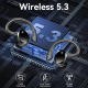 Écouteurs Bluetooth Sans Fil LED Affichage Numérique Autonomie Longue Durée Mode HiFi et Gaming - www.yonis-shop.com