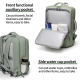 Sac À Dos Ordinateur Grande Capacité Résistant À L'eau Avec Port USB Et Compartiment Pour Ordinateur Portable 15.6 Pouces - w...