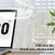 Ventilateur USB Compact À Moteur Sans Balais Silencieux Sous 36 dB Orientation 360 Degrés - www.yonis-shop.com