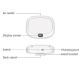 Ventilateur Portable USB Sans Pales À Suspendre Au Cou Ou À La Taille 9 Vitesses Écran Numérique Batterie 1800 mAh - www.yoni...
