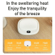 Ventilateur Portable USB Sans Pales À Suspendre Au Cou Ou À La Taille 9 Vitesses Écran Numérique Batterie 1800 mAh - www.yoni...