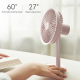 Ventilateur De Bureau USB Rechargeable Pour Dortoir Et Bureau 3 Vitesses Batterie 4000 mAh Autonomie 3 À 12 Heures - www.yoni...