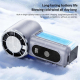 Mini Ventilateur Portable À Main Avec Refroidissement TEC Turbo 2600mAh Affichage LED Flux D’Air 180° Silencieux - www.yonis-...