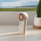Mini Ventilateur À Main Haute Vitesse Avec Affichage Numérique 5 Vitesses Batterie 2000 mAh Et Port Type C - www.yonis-shop.com