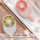 Ventilateur Portable À Main Rechargeable Micro USB Rose À 2 Vitesses Avec Dragonne Batterie 800 mAh Jusqu’À 4 Heures - www.yo...