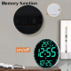 Horloge Murale LED Connectée Avec Lumière RGB Et Contrôle App Wifi Pour Une Ambiance Personnalisée - www.yonis-shop.com