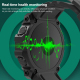 Montre Connectée Sportive Rose 1.44 Pouces Écran Tactile Suivi Fréquence Cardiaque Modes Multisports Compatible Android iOS -...