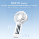 Ventilateur Électrique Portable À Tour De Cou Mains Libres 3 Vitesses Pliable Avec Support De Bureau - www.yonis-shop.com