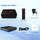 Box TV Android 11 Pour Streaming Multimédia Amlogic S905X4 4 Go 32 Go WiFi Bi-Bande HDMI 2.1 - www.yonis-shop.com
