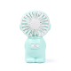 Mini Ventilateur Portable USB 2 Pièces Avec Veilleuse Recharge Rapide Batterie Lithium 300 mAh Vert Pour Bureau Et Extérieur ...