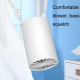 Ventilateur De Cou À Batterie 2000 mAh Sans Hélice Rechargeable USB 3 Vitesses Silencieux Blanc - www.yonis-shop.com