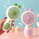 Mini Ventilateur Portable Rechargeable USB Pour Se Rafraîchir Avec Veilleuse 2 Vitesses À Main Ou De Bureau - www.yonis-shop.com