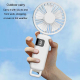 Mini Ventilateur Portable À Suspendre Au Cou Pliable 5 Vitesses Affichage Numérique USB Type C Autonomie 4 À 7 Heures - www.y...