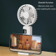 Mini Ventilateur Portable À Suspendre Au Cou Pliable 5 Vitesses Affichage Numérique USB Type C Autonomie 4 À 7 Heures - www.y...