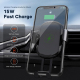 Chargeur Sans Fil Voiture Compact et Stable Avec Rotation 360 Degrés et Reconnaissance Automatique - www.yonis-shop.com