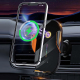 Chargeur Sans Fil Voiture Capteur Infrarouge Auto Ouverture Fermeture Support Téléphone Universel 15W Ajustable Antidérapant ...