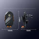 Chargeur Sans Fil Voiture Capteur Infrarouge Auto Ouverture Fermeture Support Téléphone Universel 15W Ajustable Antidérapant ...