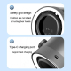 Mini Ventilateur Circulateur D’Air De Bureau Silencieux Avec Télécommande 4 Vitesses Minuterie Et Veilleuse - www.yonis-shop.com