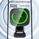 Chargeur Sans Fil Voiture Magnétique Rapide Avec Lumière Bleue Pour Téléphone Portable Support Ventilation Sécurisé - www.yon...