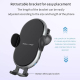 Chargeur Sans Fil Voiture Intelligent avec Support Téléphone Induction Automatique et Charge Rapide 10W - www.yonis-shop.com