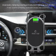 Chargeur Sans Fil Voiture Intelligent avec Support Téléphone Induction Automatique et Charge Rapide 10W - www.yonis-shop.com