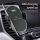 Chargeur Sans Fil Voiture Intelligent avec Support Téléphone Induction Automatique et Charge Rapide 10W - www.yonis-shop.com