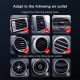 Chargeur Sans Fil Voiture Support Téléphone Induction Infrarouge Rotation 360 Degrés Compatibilité 4 à 6.5 Pouces Argenté - w...