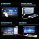 Autoradio Bluetooth 2 Din 7 Pouces Écran Tactile Radio FM USB TF MP5 Lecteur Stéréo 4x60W - www.yonis-shop.com