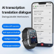 Bracelet Enregistreur Vocal IA Pour Réunions Traduction De 93 Langues Transcription En Temps Réel 16 Go Et 12 H D’Autonomie -...