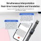 Bracelet Enregistreur Vocal IA Pour Réunions Traduction De 93 Langues Transcription En Temps Réel 16 Go Et 12 H D’Autonomie -...