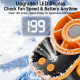 Ventilateur Portable À Clip Avec Affichage LED Éclairage Batterie 1800mAh Et Recharge Type-C - www.yonis-shop.com