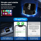 Adaptateur CarPlay Android Auto Filaire Vers Sans Fil 2 En 1 Plug And Play Pour Véhicules Équipés - www.yonis-shop.com