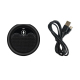 Microphone À Condensateur USB De Bureau Omnidirectionnel Avec Échantillonnage 192 kHz 24 Bits Et Écoute Casque Ou Enceintes -...