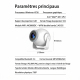 TP360 Android 14 Rotatable Mini Smart Projector Portable Home Theater Projector(EU Plug)