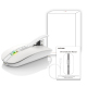 Souris Sans Fil 2400DPI Dual Mode 2.4GHz Bluetooth 5.1 Métallique Grise Haute Précision 6 Boutons Mute Design Longue Durée Ba...