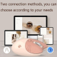 Souris Sans Fil Bluetooth Silencieuse 3 Boutons Design Confortable Haute Résolution Économie D'Énergie - www.yonis-shop.com